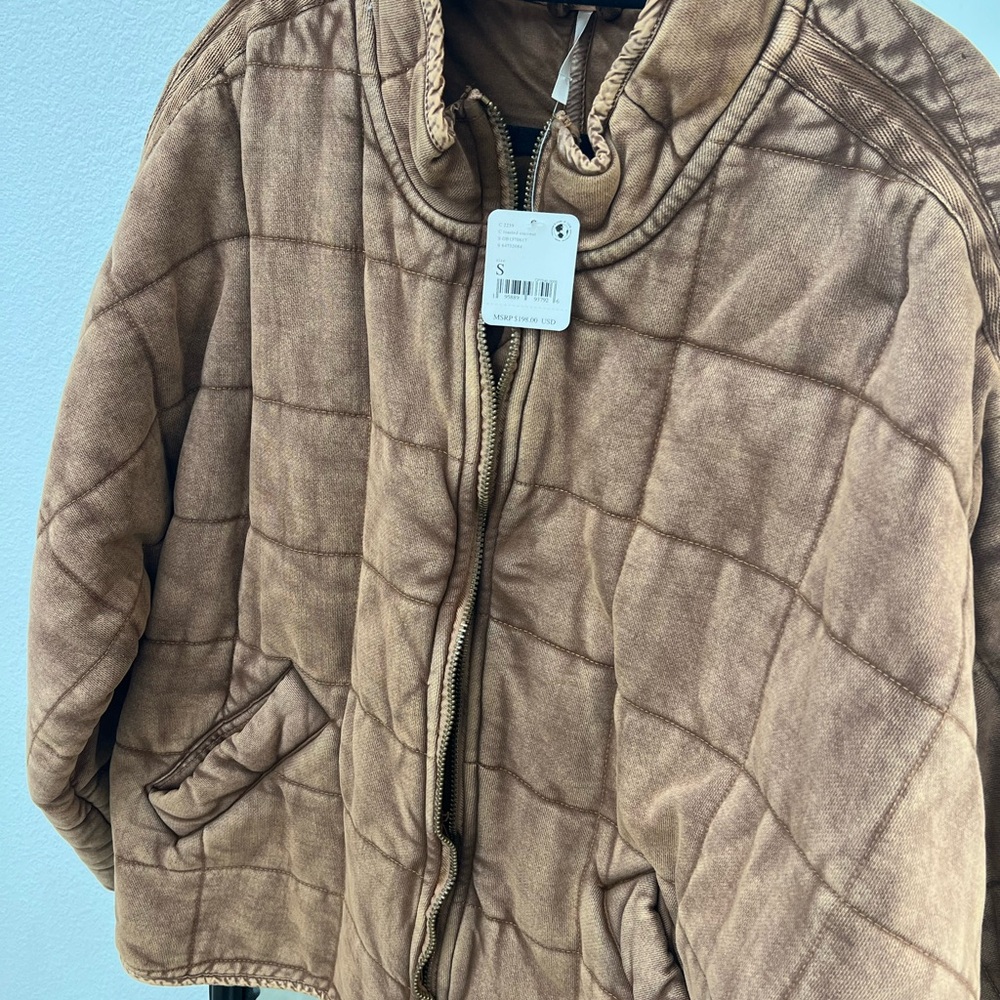Free People Dolman Quilted Jacket NWT